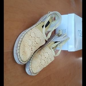 RSVP crochet sandals